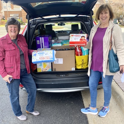 The Herndon Woman's Club Diaper Drive for the NOVA Diaper Bank