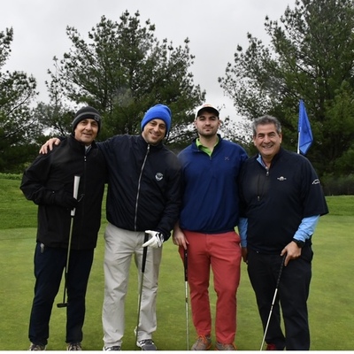 More wet golfers