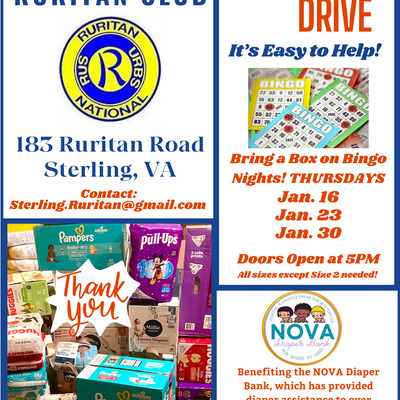 Sterling Ruritan Diaper Drive 2025