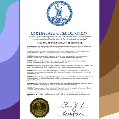 Governor's Proclamation of Diaper Need